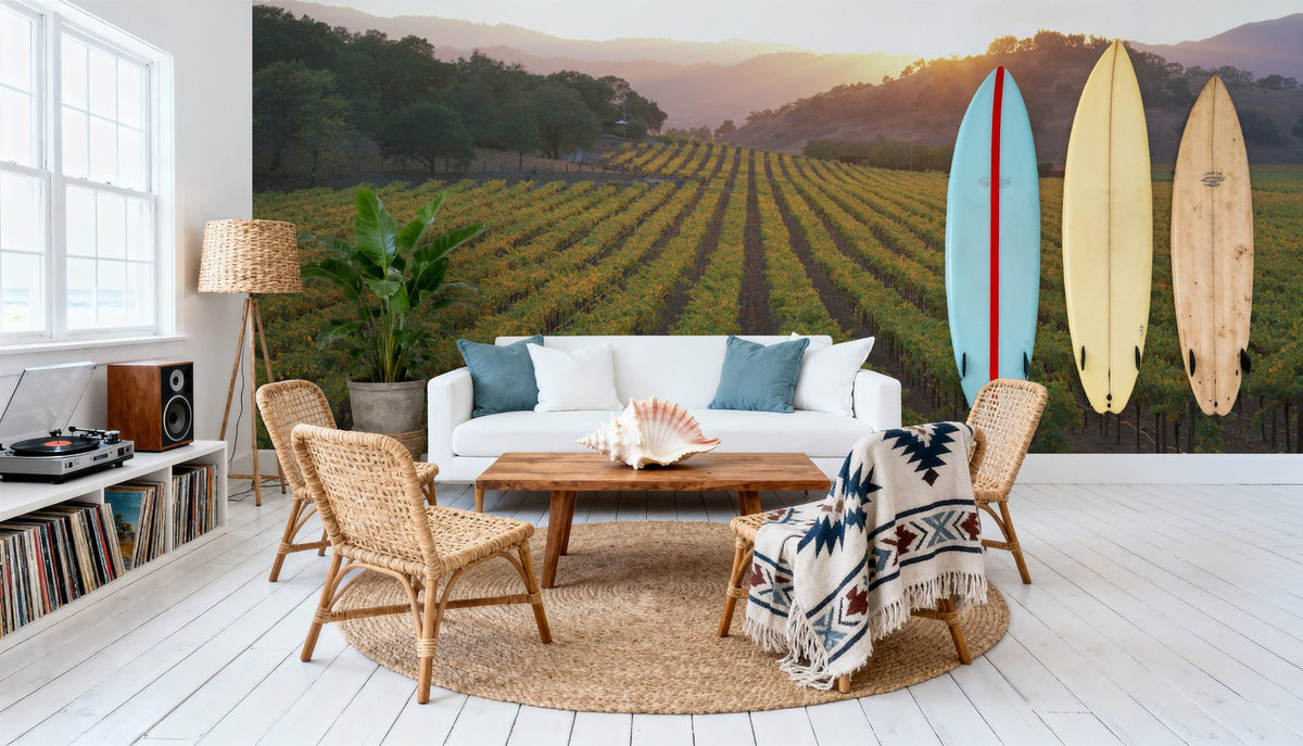 Napa Sunset Mural Wallpaper - room preview 02