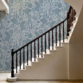 Jungle Leopards Blue Mural Wallpaper - room preview 02