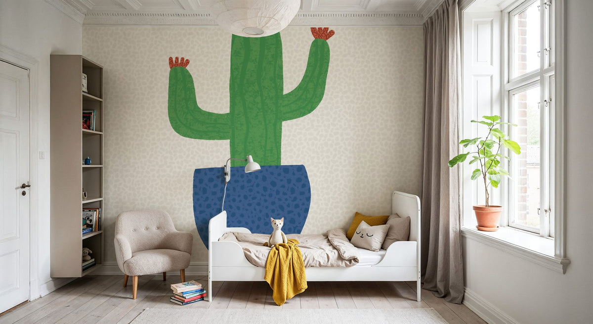 Potted Plant VI Mural Wallpaper - room preview 02