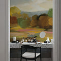 Yellow Trees Mural Wallpaper - room preview 02