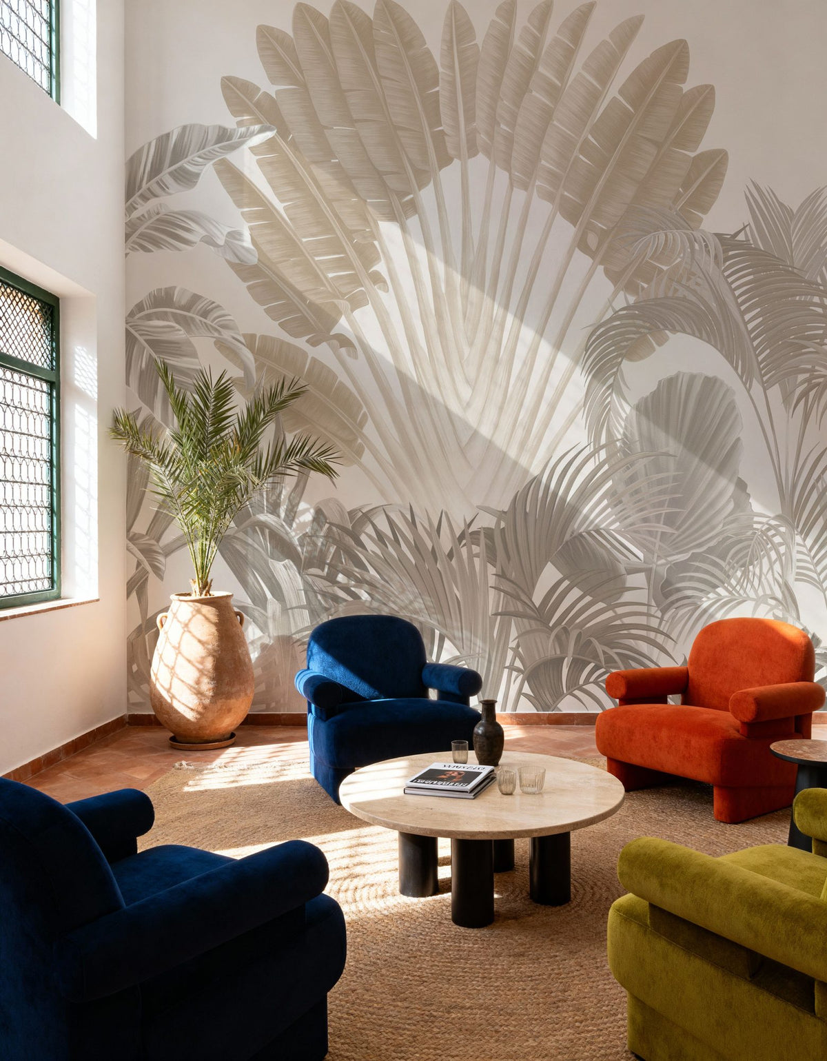 Tropical Crown, Desert Mural Wallpaper - room preview 02