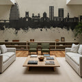 Kingston Upon Thames England Skyline Concrete Mural Wallpaper - room preview 02