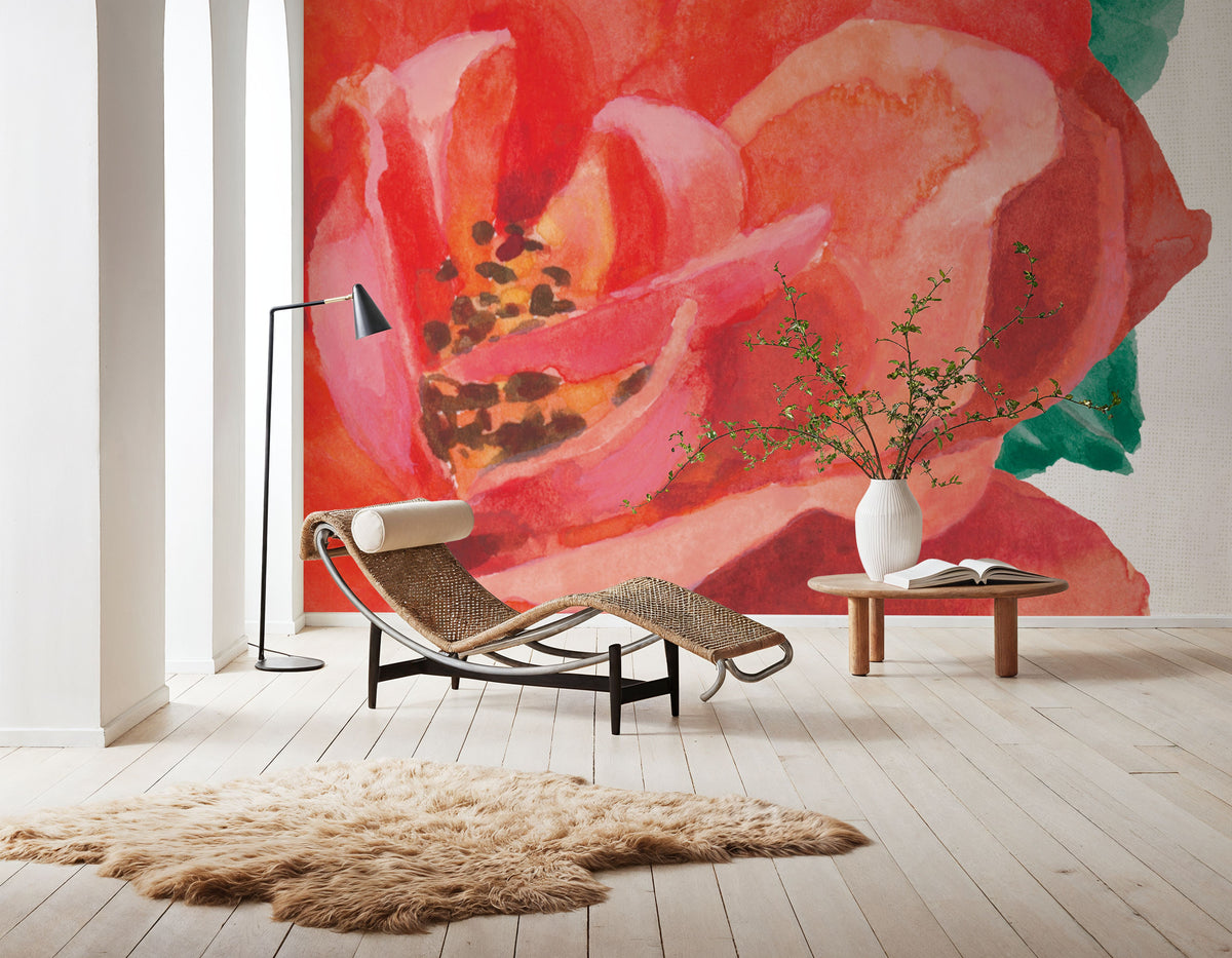 Floral Drama X Mural Wallpaper - room preview 02