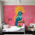 Birds of Paradise III Mural Wallpaper - room preview 02