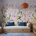 Bird Garden Pink Mural Wallpaper - room preview 02