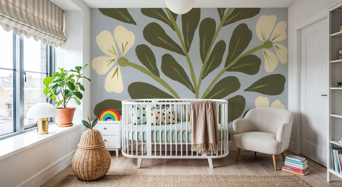Botanical Bliss I Mural Wallpaper - room preview 02