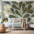 Botanical Bliss I Mural Wallpaper - room preview 02