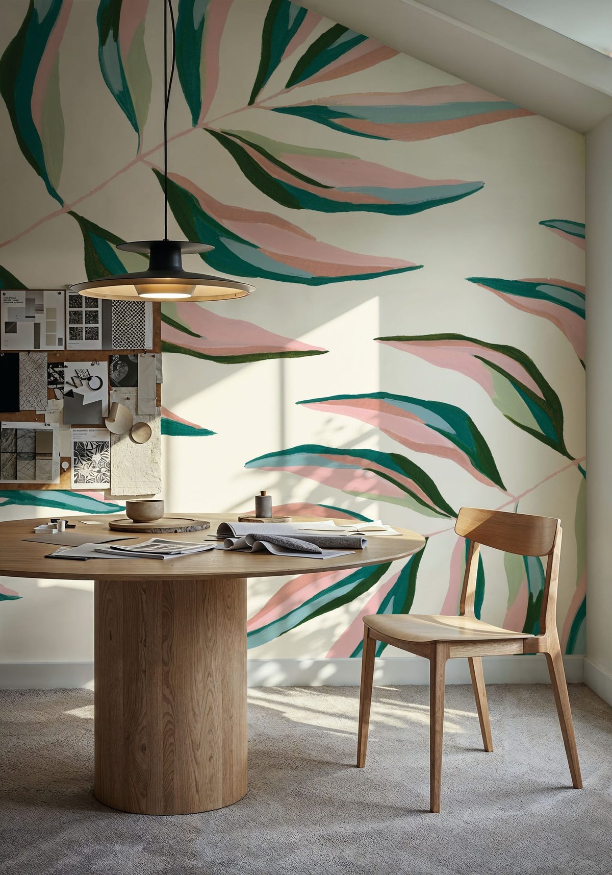 Tropical Palms Mural Wallpaper - room preview 02