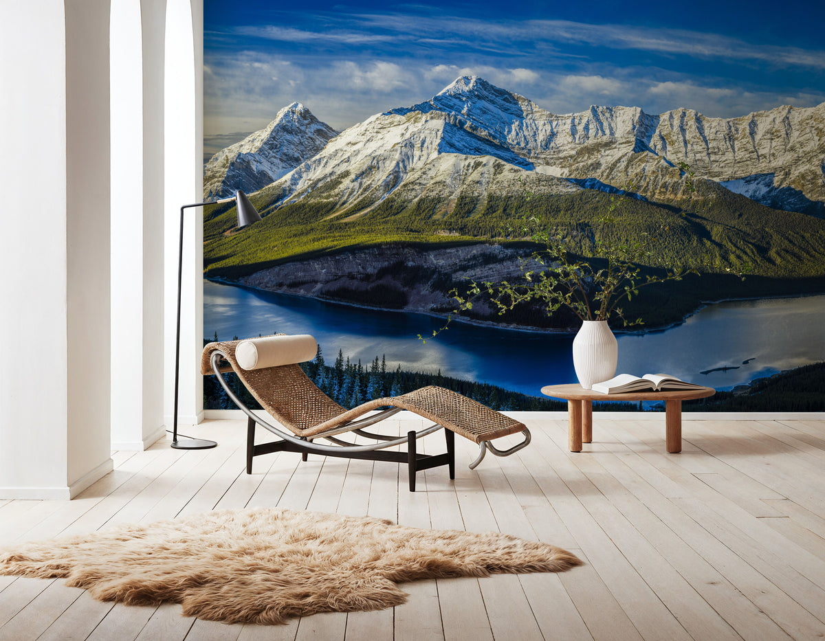 Mt. Nestor, and Goat Mountain Mural Wallpaper - room preview 02