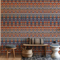 Atomic Lines Mural Wallpaper - room preview 02