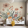 Cottage Botanical Mural Wallpaper - room preview 02