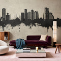Fujairah Skyline Concrete Mural Wallpaper - room preview 02