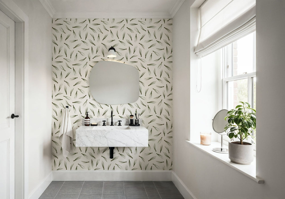 Pine Needles Mural Wallpaper - room preview 02