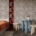 Climbing Wisteria, Rose Mural Wallpaper - room preview 02