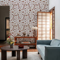 Rustic Foliage Branches Mural Wallpaper - room preview 02