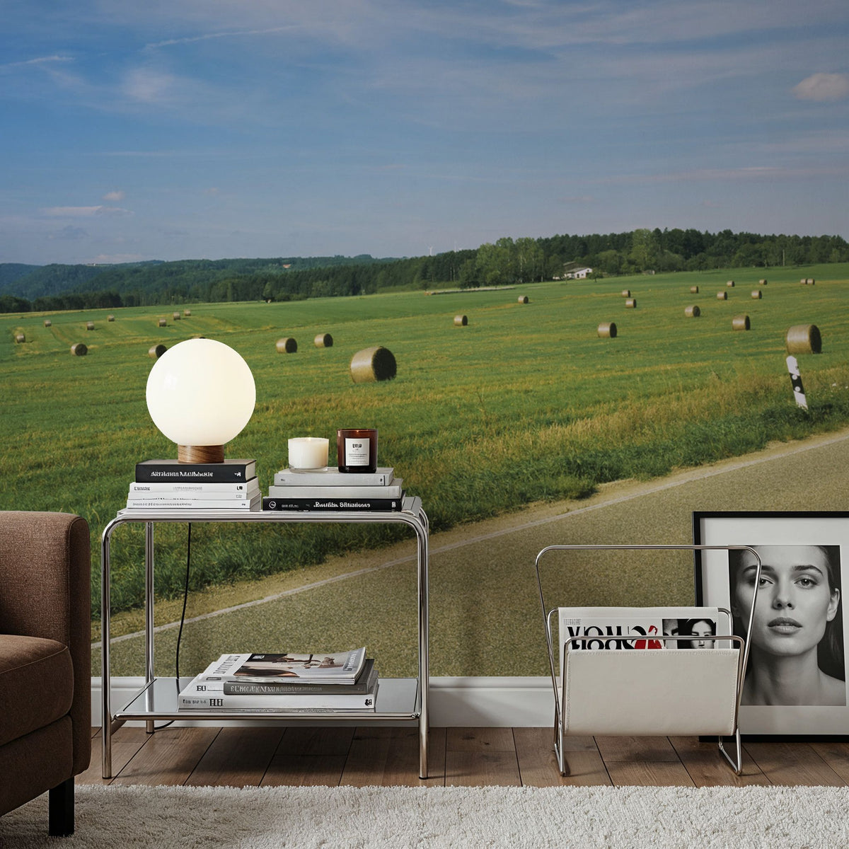 Harvest Highway Sky Mural Wallpaper - room preview 02