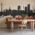 Dortmund Germany Skyline Concrete Mural Wallpaper - room preview 02
