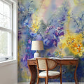 Ethereal Wildflower Mural Wallpaper - room preview 02