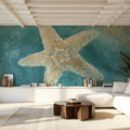 Treasures From the Sea Aqua II Mural Wallpaper - room preview 02