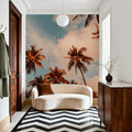 Golden Hour Palms Mural Wallpaper - room preview 02