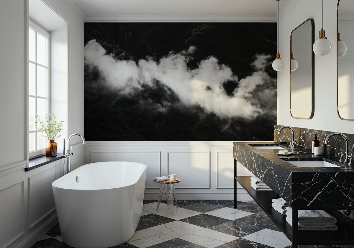 Clouds Rising Mural Wallpaper - room preview 02