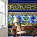 Azulejo Bloom Mural Wallpaper - room preview 02