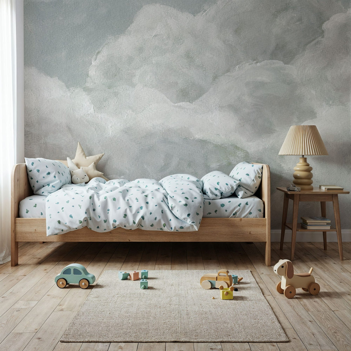 Dreaming in Clouds Mural Wallpaper - room preview 02