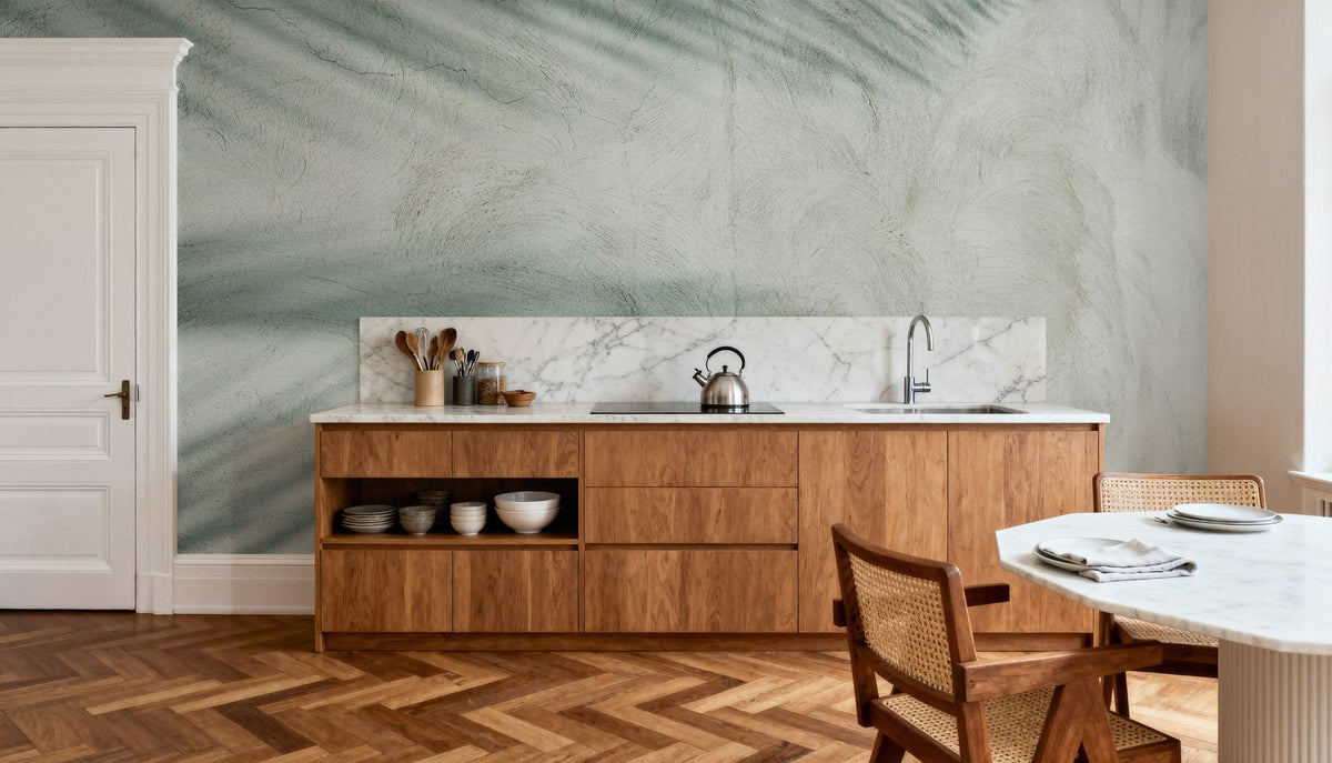Palm Shadow II Mural Wallpaper - room preview 02