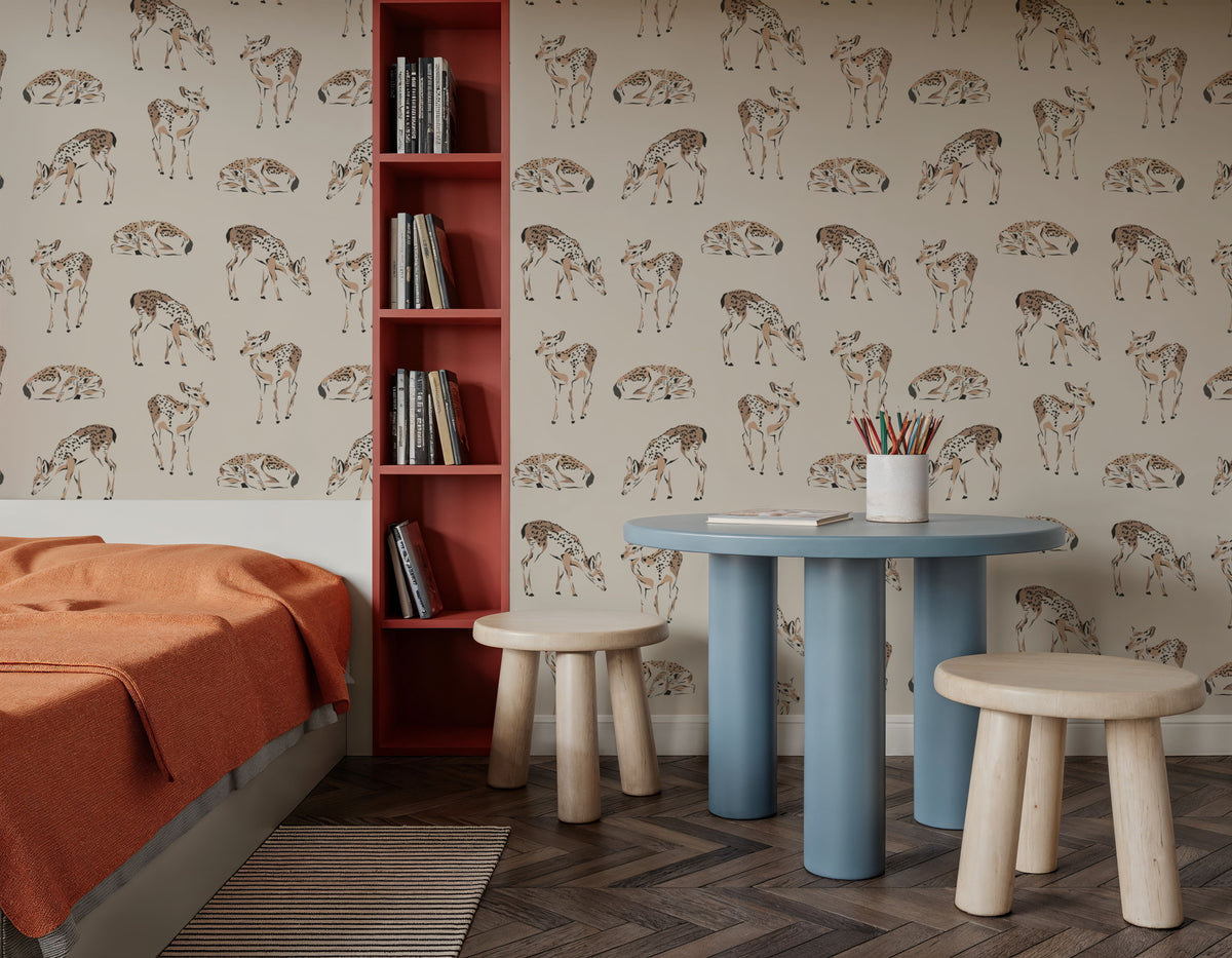Sacred Deer Mural Wallpaper - room preview 02