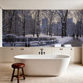 Winter Park Stroll Mural Wallpaper - room preview 02