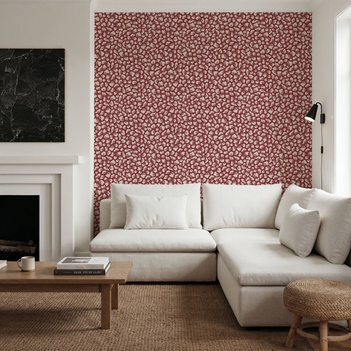 Madme D's Leopard Mural Wallpaper - room preview 02
