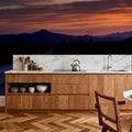 Desert Twilight Highway Mural Wallpaper - room preview 02
