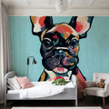 Stanley the French Bulldog Mural Wallpaper - room preview 02
