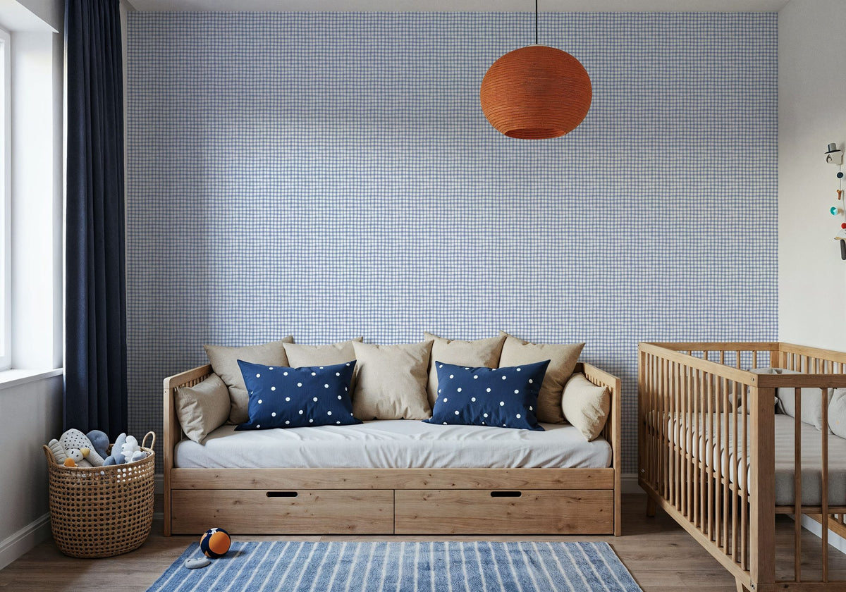 Checks, Sky Mural Wallpaper - room preview 02