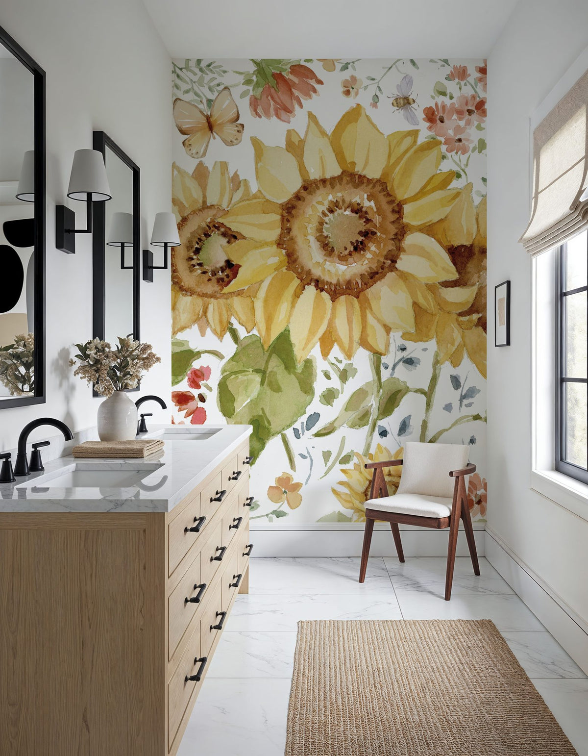 Fall Cottage Garden I Mural Wallpaper - room preview 02