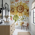 Fall Cottage Garden I Mural Wallpaper - room preview 02
