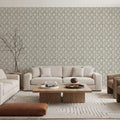 Emerald Trellis Petite, Cloud Mural Wallpaper - room preview 02
