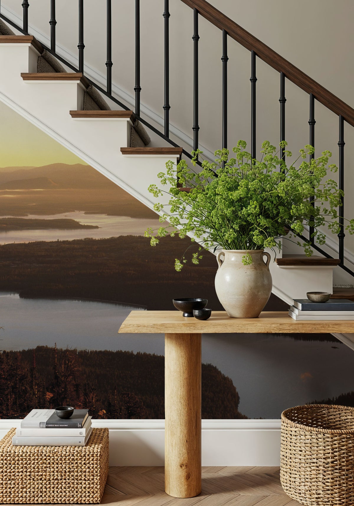 Golden Ascent Mural Wallpaper - room preview 02