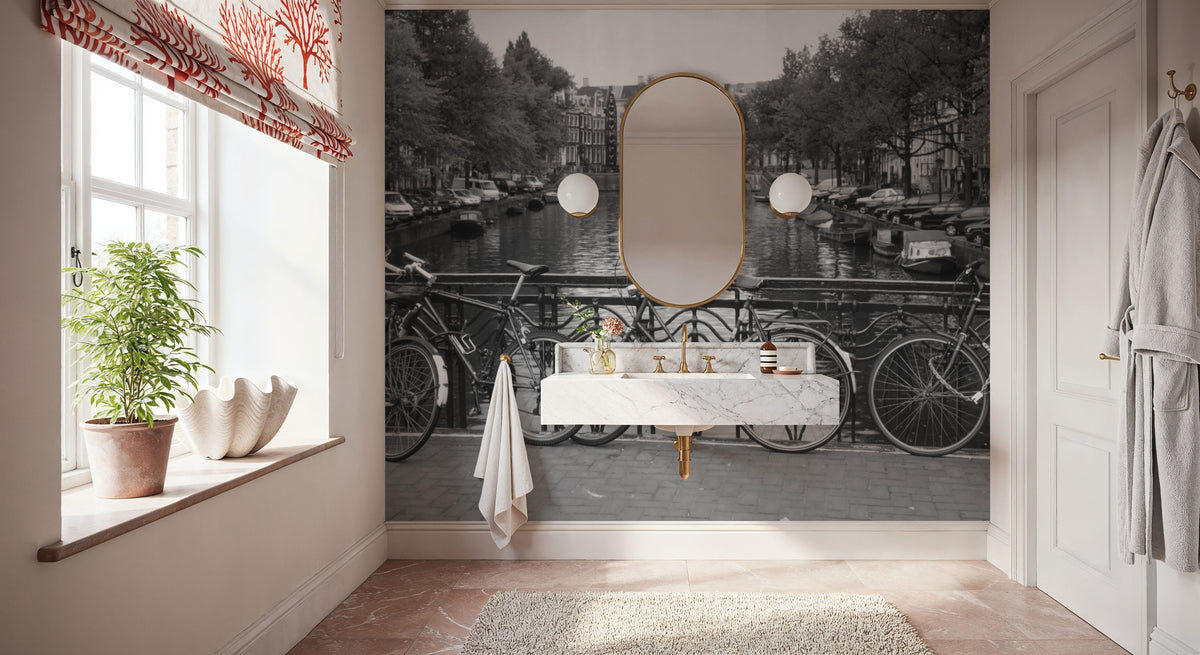 Canal City Crossing Mural Wallpaper - room preview 02