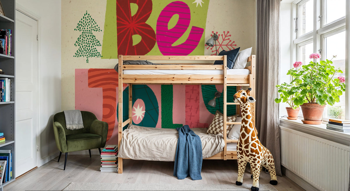 Festive Feelings II Mural Wallpaper - room preview 02