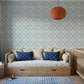 Forest Animals Telft Tiles, Green Mural Wallpaper - room preview 02