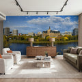 Saskatoon Skyline Mural Wallpaper - room preview 02