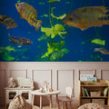 Ocean Friends Mural Wallpaper - room preview 02