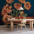 Autumn Blooms II Mural Wallpaper - room preview 02