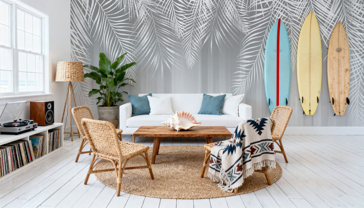 Crying Leaves Mural Wallpaper - room preview 02