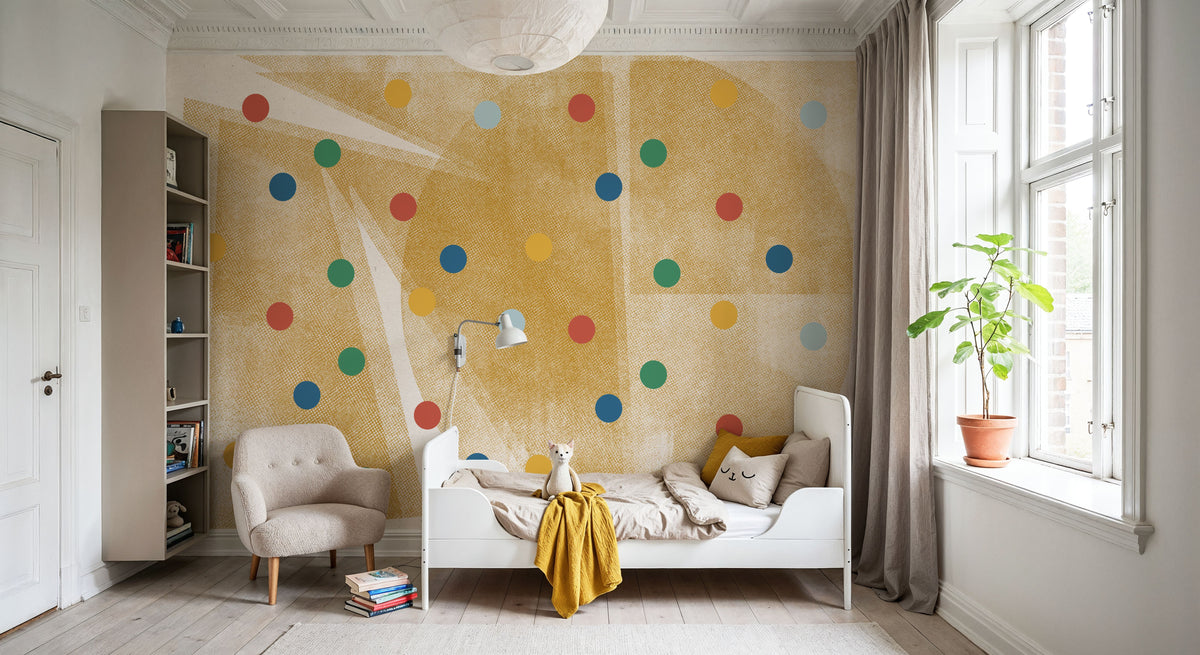 Paper Collage No.6 Mural Wallpaper - room preview 02