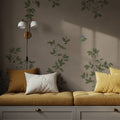 Oak Hollow, Beige Mural Wallpaper - room preview 02