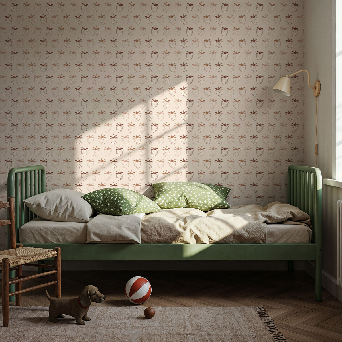 Strawberry Fields Mural Wallpaper - room preview 02