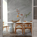 Grey Limestone Mural Wallpaper - room preview 02
