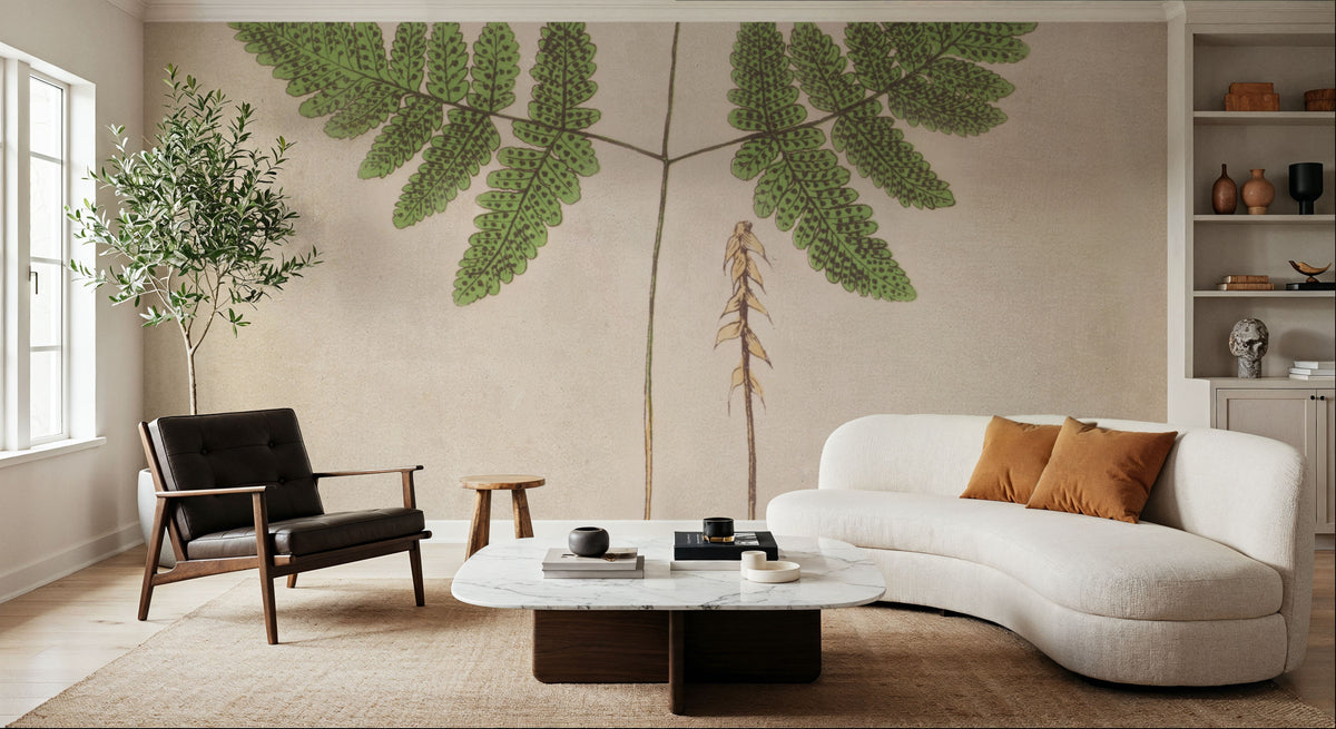 Forest Fern II Mural Wallpaper - Warm Tone - room preview 02